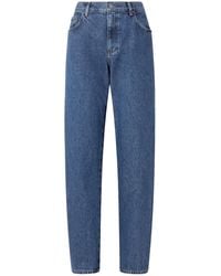 Matteau - Mid-Rise Straight-Leg Jeans - Lyst