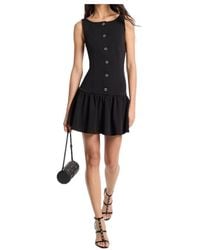 MICHAEL Michael Kors - Ruffled-Skirt Button-Up Mini Dress - Lyst