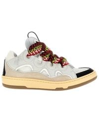 Lanvin - Curb Low-Top Sneakers - Lyst