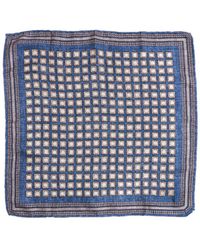 Brunello Cucinelli - Geometric-Pattern Printed Scarf - Lyst