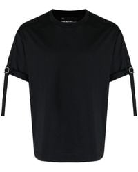 Neil Barrett - Buckle-Strap Cotton T-Shirt - Lyst