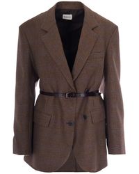 P.A.R.O.S.H. - P.A.R.O..H. Riley Double-Breasted Blazer - Lyst
