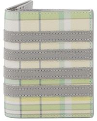 Thom Browne - Checked Bi-Fold Wallet - Lyst