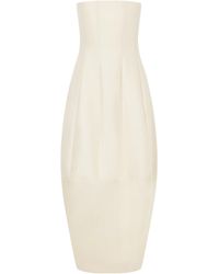 KHAITE - Stela Wool And Silk-Blend Midi Dress - Lyst