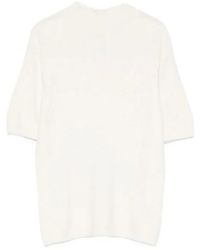 Liu Jo - Short-Sleeve Knitted Top - Lyst