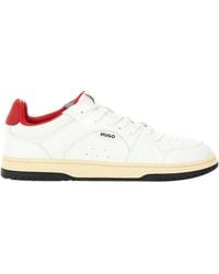 BOSS - Logo Detailed Lace-Up Trainers - Lyst