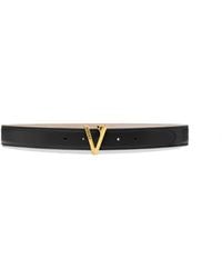 Versace - Logo-Engraved Buckle Belt - Lyst
