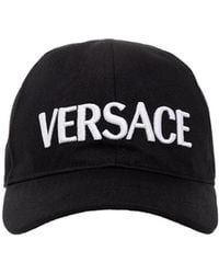 Versace - Logo Embroidered Baseball Cap - Lyst
