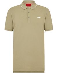 BOSS - Casual Cotton Shortsleeve Polo Shirt - Lyst
