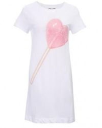 Moschino - A Printed Dress - Lyst