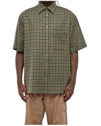 DARKPARK - Checked Short-Sleeve Shirt - Lyst