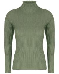 Fabiana Filippi - Turtleneck Knit Top - Lyst