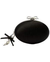 Self-Portrait - Bow Oval Chain Clutch Bag - Lyst