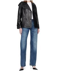 Mackage - Dolores Double-Breasted Leather Jacket - Lyst