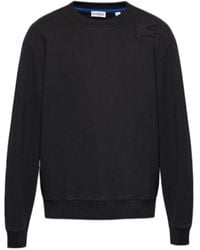 Burberry - Logo Patch Crewneck Sweatshirt - Lyst