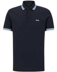 BOSS - Short-Sleeved Polo Shirt - Lyst