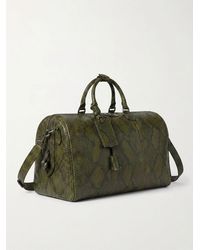 Gucci - Maxi Python Duffle Bag - Lyst