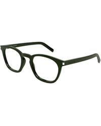 Saint Laurent - Eyewear Round Frame Glasses - Lyst