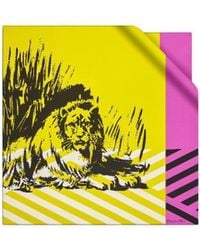 Dior - D-Jungle Pop Square Scarf - Lyst