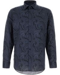 Etro - Pattern-Printed Long-Sleeved Shirt - Lyst