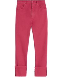 Max Mara - Button Detailed Cropped Trousers - Lyst