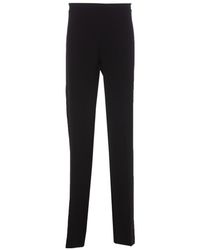 Pinko - High-Waisted Flared Trousers - Lyst
