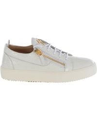 Giuseppe Zanotti - Round Head Low-Cut Casual Shoes - Lyst