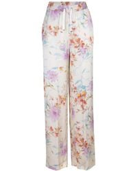 Herno - Trousers Made Of Crepe Viscose - Lyst