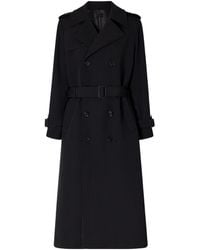 Nili Lotan - Wool-Blend Twill Trench Coat - Lyst