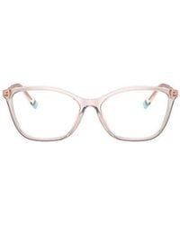 Tiffany & Co. - Rectangle Frame Glasses - Lyst