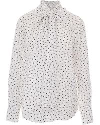 P.A.R.O.S.H. - Off Polka Dot Shirt - Lyst