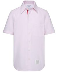 Thom Browne - Patch-Pocket Short-Sleeve Shirt - Lyst