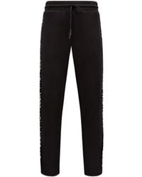 Moncler - Logo Embroidered Drawstring Sweatpants - Lyst