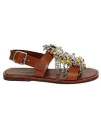 Dries Van Noten - Open-Toe Flat Sandals - Lyst