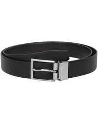 BOSS - Boss Logo Engraved Buckle Belt - Lyst