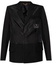 Victoria Beckham - Logo-Tag Blazer - Lyst