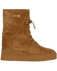 Celine - Austin Lace-Up Boot - Lyst