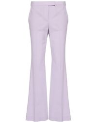 Theory - Pressed-Crease Flared Trousers - Lyst