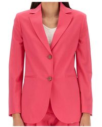 Alysi - Single-Breasted Buttoned Blazer - Lyst