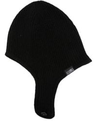 MM6 by Maison Margiela - Ribbed-Knit Ear-Flap Hat - Lyst