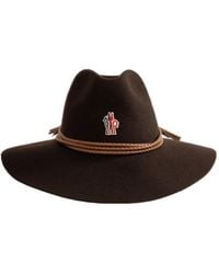 Moncler - Grenoble Wide-Brim Logo Hat - Lyst