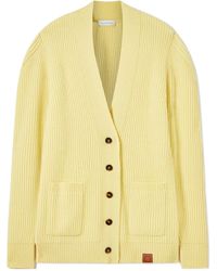Stella McCartney - Chunky Knit Button-Up Cardigan - Lyst