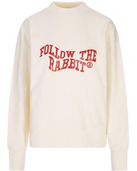MSGM - Long-Sleeved Crewneck Sweatshirt - Lyst