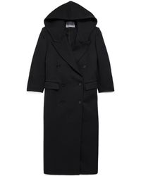 Balenciaga - Maxi Hooded Coat - Lyst