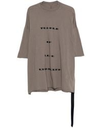 Rick Owens - Tommy Text-Graphic T-Shirt - Lyst