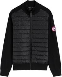 Canada Goose - Hybridge Quilted Shell And Wool Jacket - Lyst