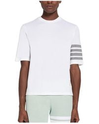 Thom Browne - Jersey 4-Bar Short Sleeve T-Shirt - Lyst