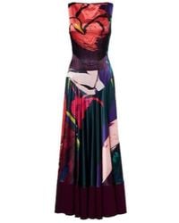 ROKSANDA - Munir Printed Silk Satin Gown - Lyst