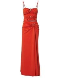 Christopher Esber - Orbit Gathered Cutout Maxi Dress - Lyst