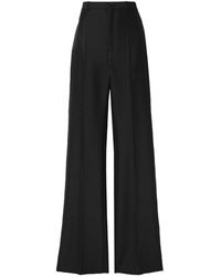 Balenciaga - High-Waisted Straight-Leg Trousers - Lyst